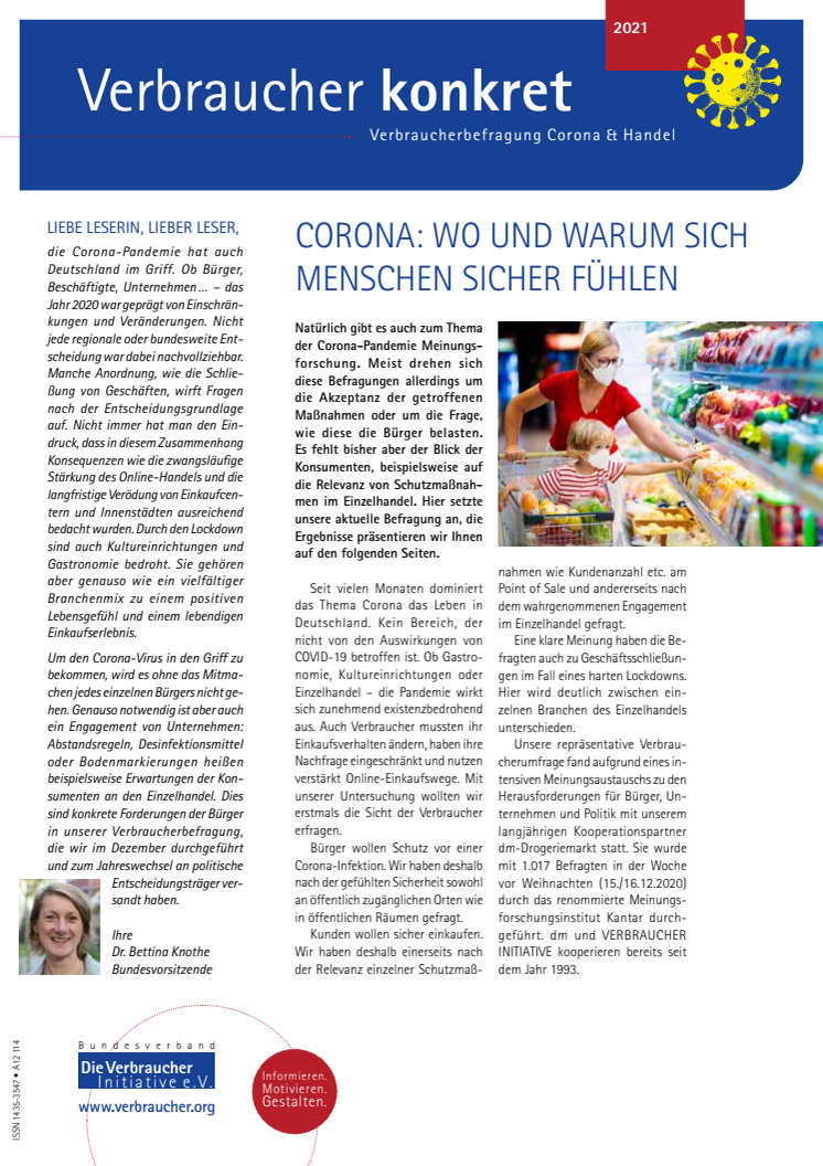 Verbraucher konkret Corona & Handel