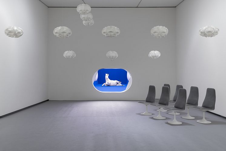 Børre Sæthre, My Private Sky, 2001. Exhibition view, Before Tomorrow © Astrup Fearnley Museet, 2023 -8