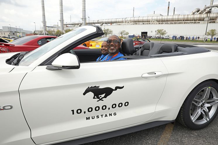 Ford Mustang nummer 10 000 000