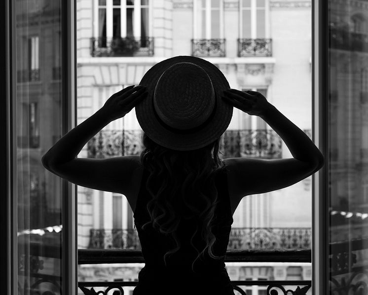 Girl and a hat