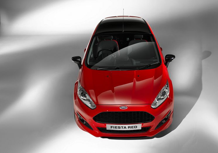 Fiesta Red Edition med prisbelønt 1.0-liters EcoBoostmotor med 140 HK