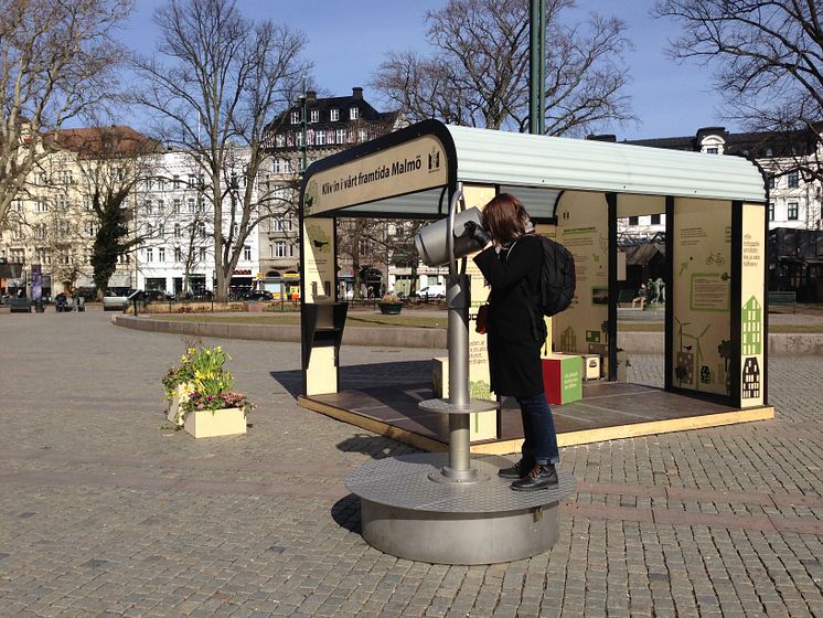Utställning på Gustav Adolfs torg -  Spana in vårt framtida Malmö!
