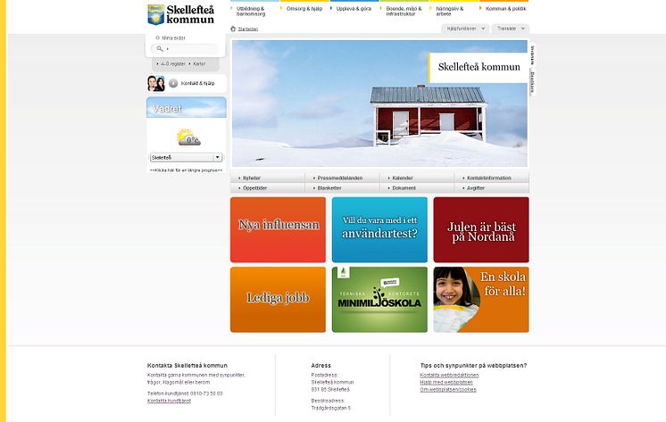 Toppbetyg för språk på www.skelleftea.se