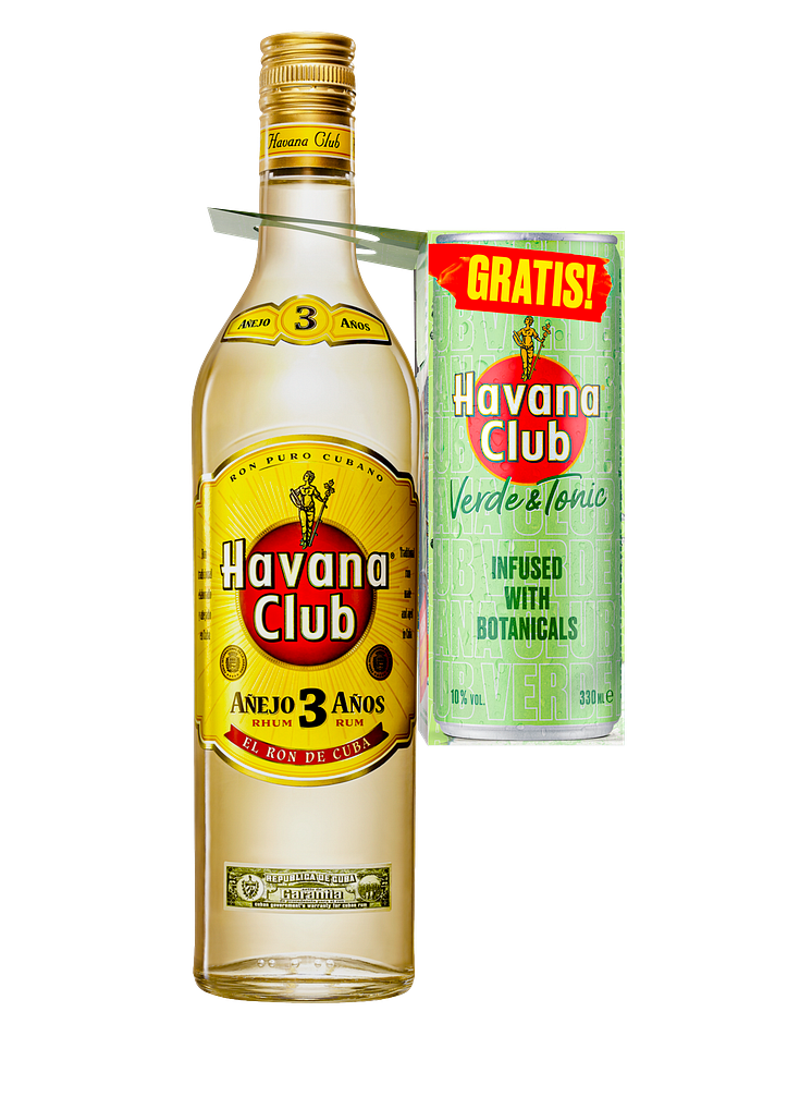 Havana Club mit „On-The-Go Drink“ Havana Club Verde & Tonic 