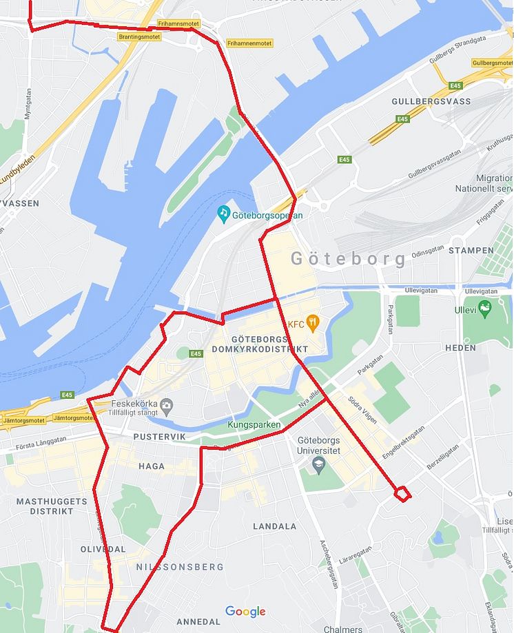 Körväg Göteborg