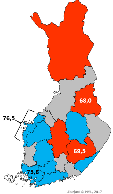 Asiakastyytyväisyys Suomessa 2021