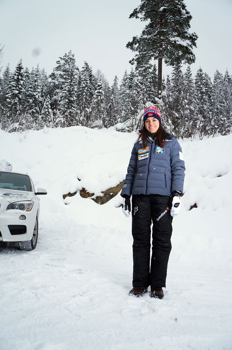 "Her er tomta mi!" Heidi Wengs ny hus blir stående bare noen meter fra lysløypa på Lillehammer