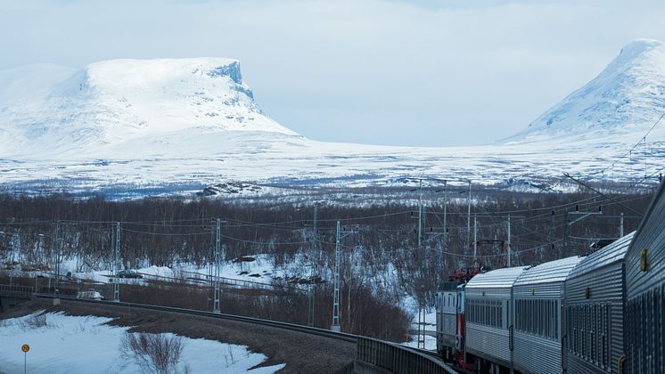 Sveriges vackraste tågresa bild 8  - Andrapristagare: Kiruna-Narvik  