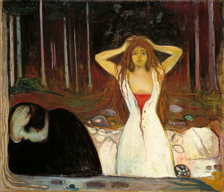 Edvard Munch, "Ashes", Prob. 1894.