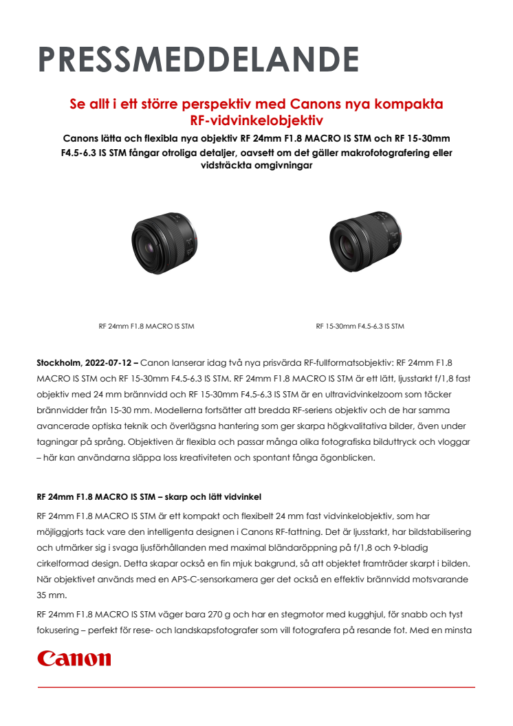 Pressmeddelande Canon RF 24mm och RF 15-30mm.pdf