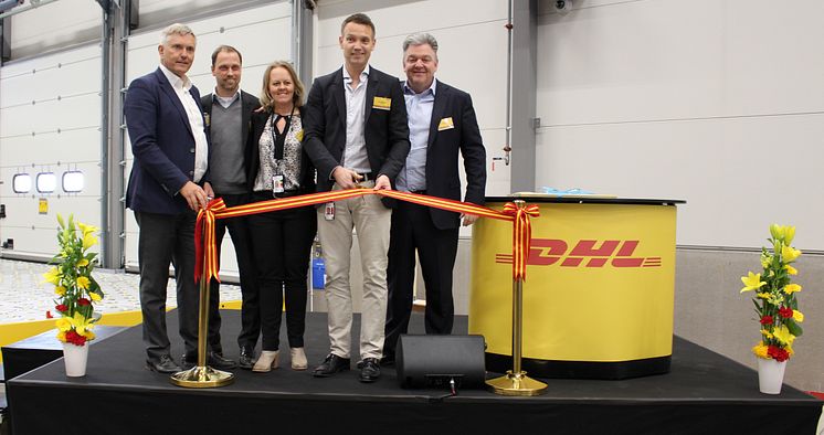 Invigning av DHL Express nya terminal på Landvetter flygplats