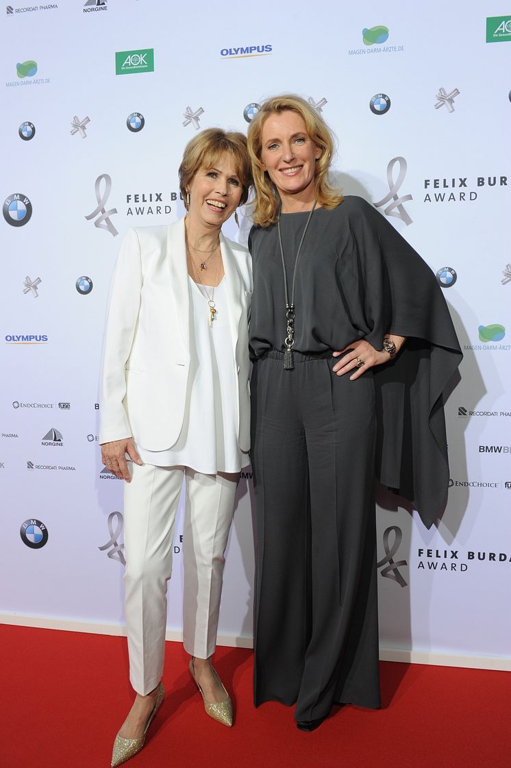 Christa Maar und Maria Furtwängler beim Felix Burda Award 2016