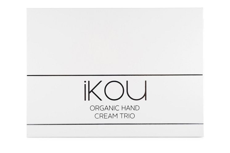 iKOU hand cream Trio closed