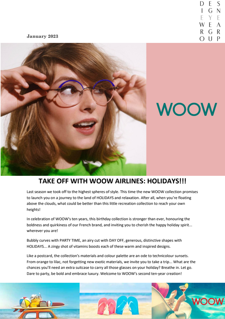 WOOW - TAKE OFF WITH WOOW AIRLINES: HOLIDAYS!!!