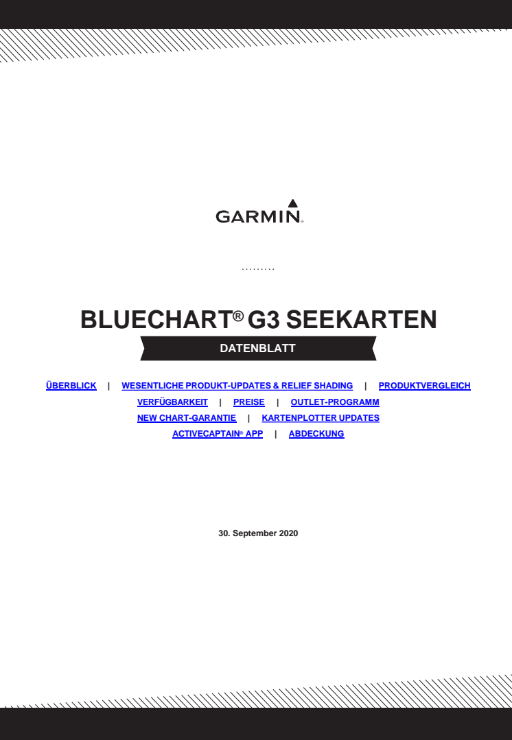 Datenblatt Garmin BlueChart g3 Vision Seekarten v2021
