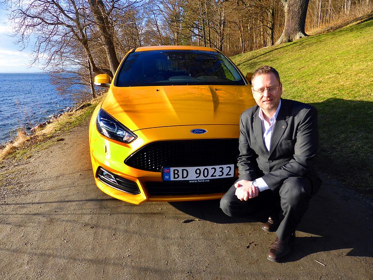 Per Gunnar Berg, nye adm. dir. for Ford Motor Norge, overtar ansvaret for et bilmerke i medvind 