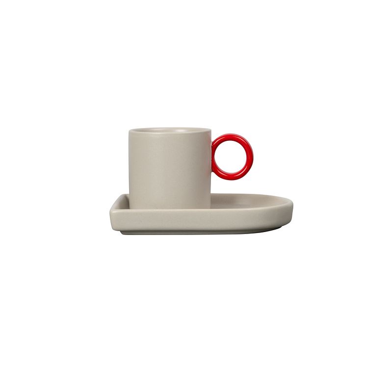 750-013g ESPRESSO CUP AND PLATE NIKI