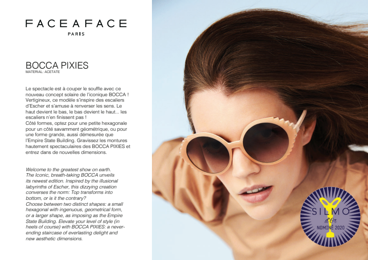 BOCCA PIXIES BY FACE A FACE NOMINATED FOR THE SILMO D OR 2020
