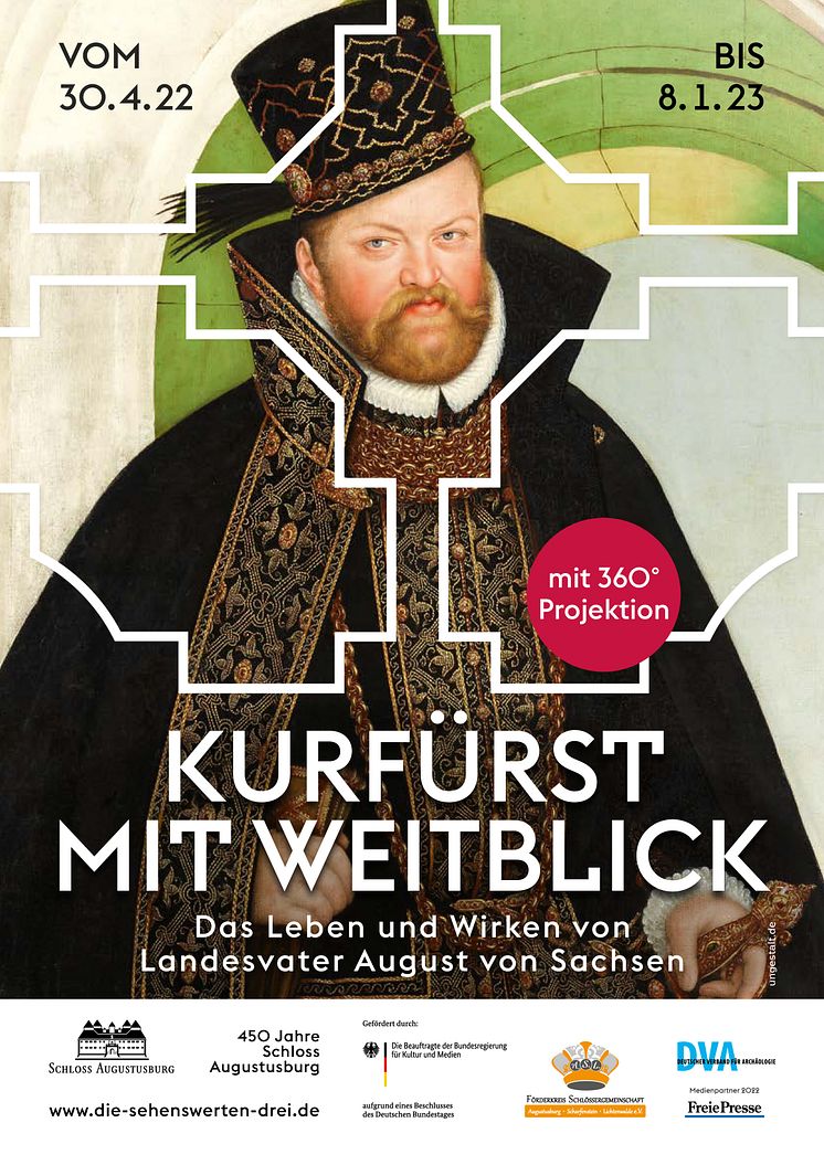Plakat_A4_Kurfürst mit Weitblick (c) ASL Schlossbetriebe gGmbH_KHM-Museumsverband