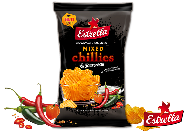 Estrella Mixed Chillies & Sourcream 2019