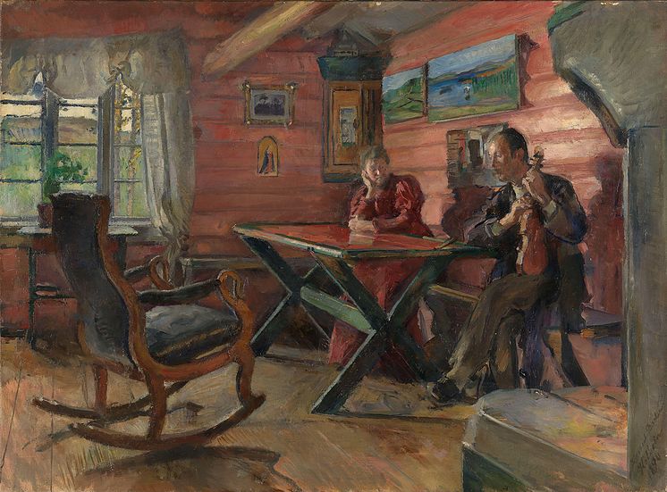 Harriet Backer, «Gamlestua på Kolbotn», 1896