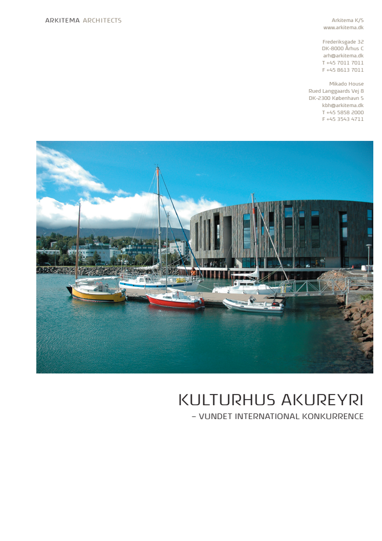 Kulturhus Akureyri - Fakta