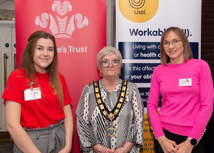 Katherine Stewart; The Prince’s Trust, Deputy Mayor Councillor Beth Adger; Mid and East Antrim Borough Council & Michelle Scott; USEL