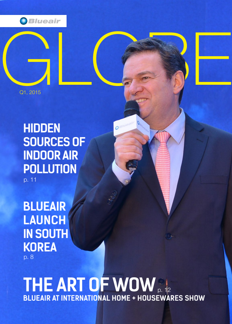 New IoT products for measuring air quality, air pollution legislation updates showcased in new Blueair Globe Magazine