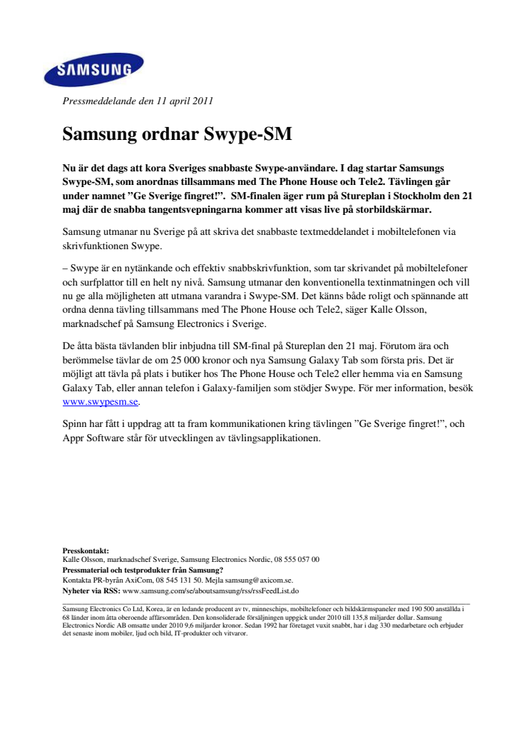 Samsung ordnar Swype-SM