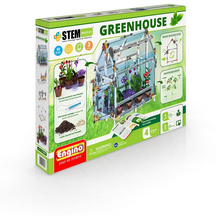 TF19 Hero Toys - Re:creation Ltd - ENGINO STEM Heroes Greenhouse 