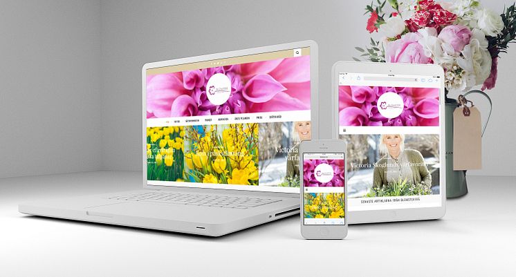 Blomsterfrämjandet lanserar ny webbplats