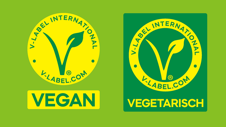 V- Labels Logo zusammen