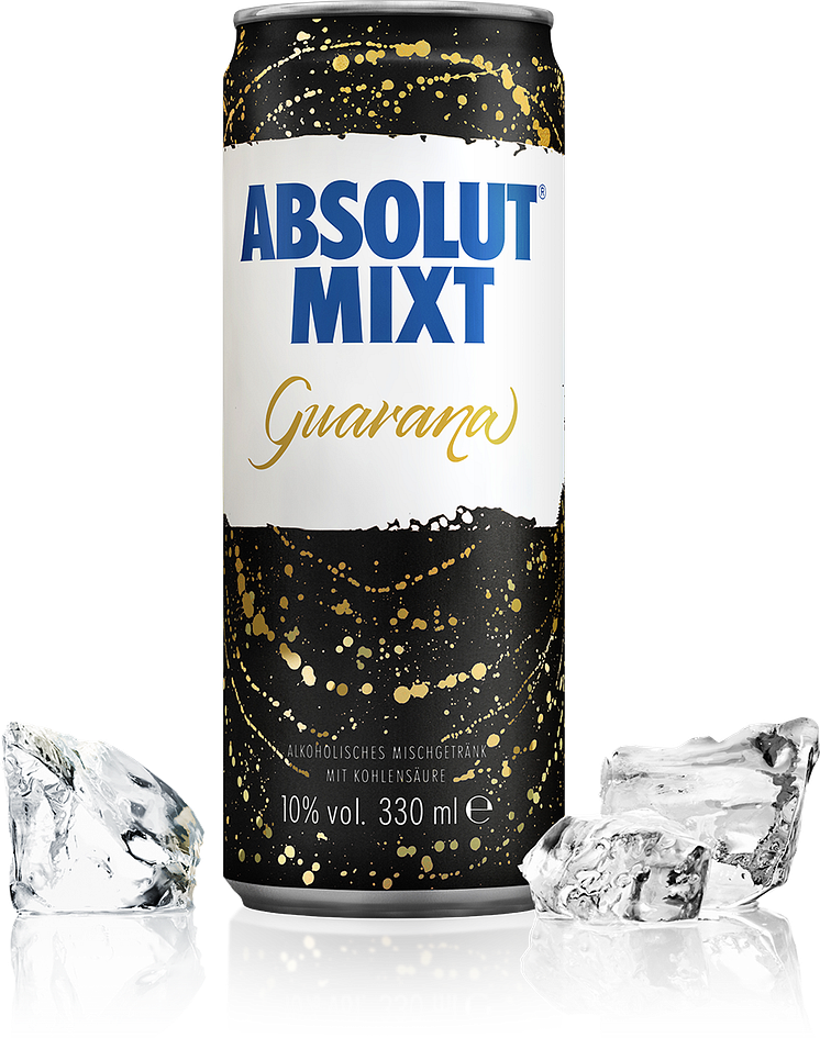 Pulsierendes Nachtleben "on the go" - der neue Absolut Ready-to-Drink „Absolut MIXT Guarana“