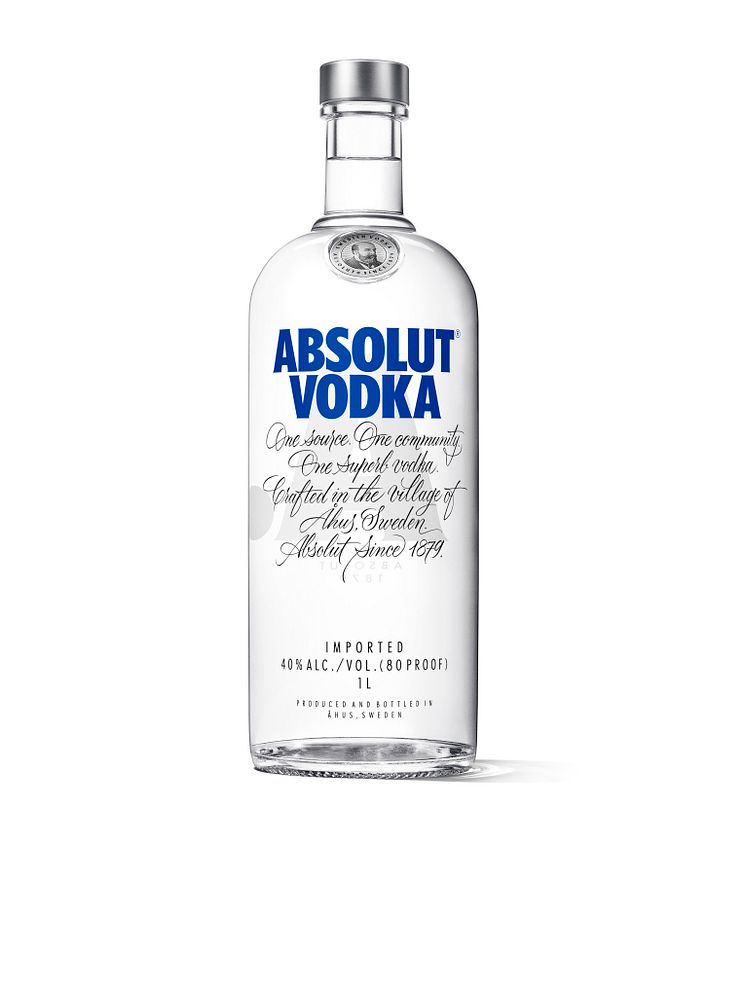 Ny Absolut flaskedesign - front
