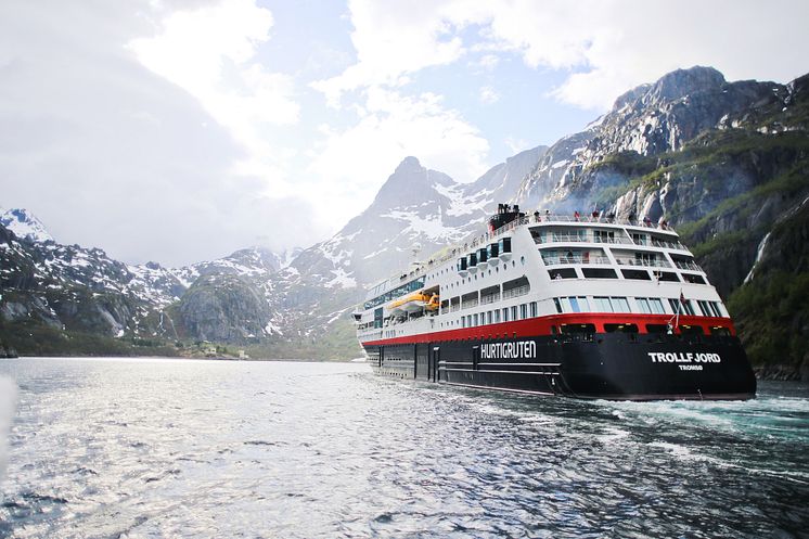 MS Trollfjord. Photo Hurtigruten Norway