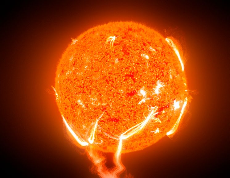 Northumbria University shines a light on solar flares and particles