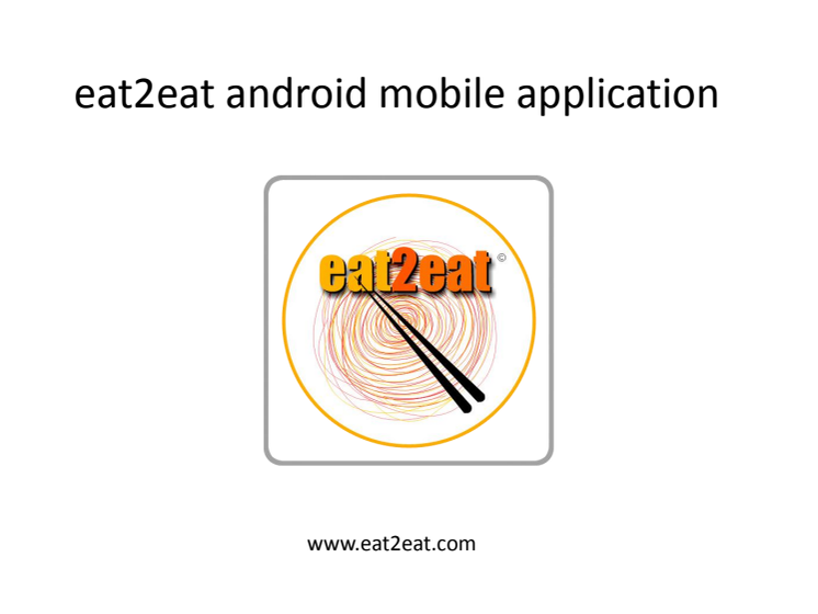 eat2eat launches free app for Android users  