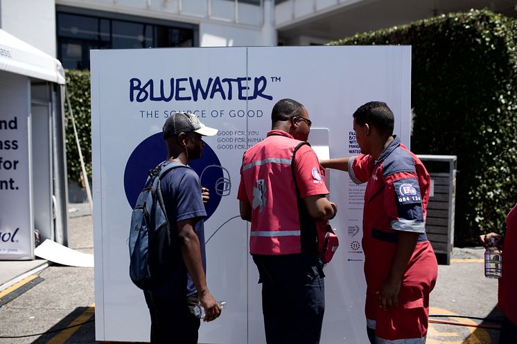 Bluewater water stations help provide clean, fresh water from non-potable sources in Cape Town, South Africa