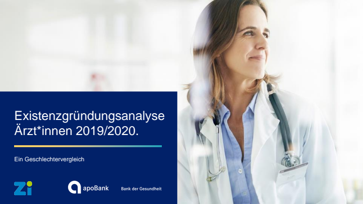Zahlen zu PM: Existenzgründung Ärzt*innn 2019/2020 im Geschlechtervergleich