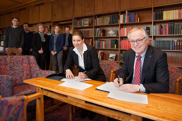 Underskrivelse af ESCO-aftale på Frederiksebrg Rådhus