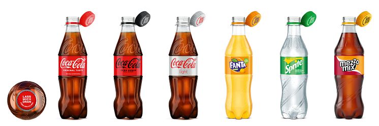 Neue Verschlüsse Coca-Cola