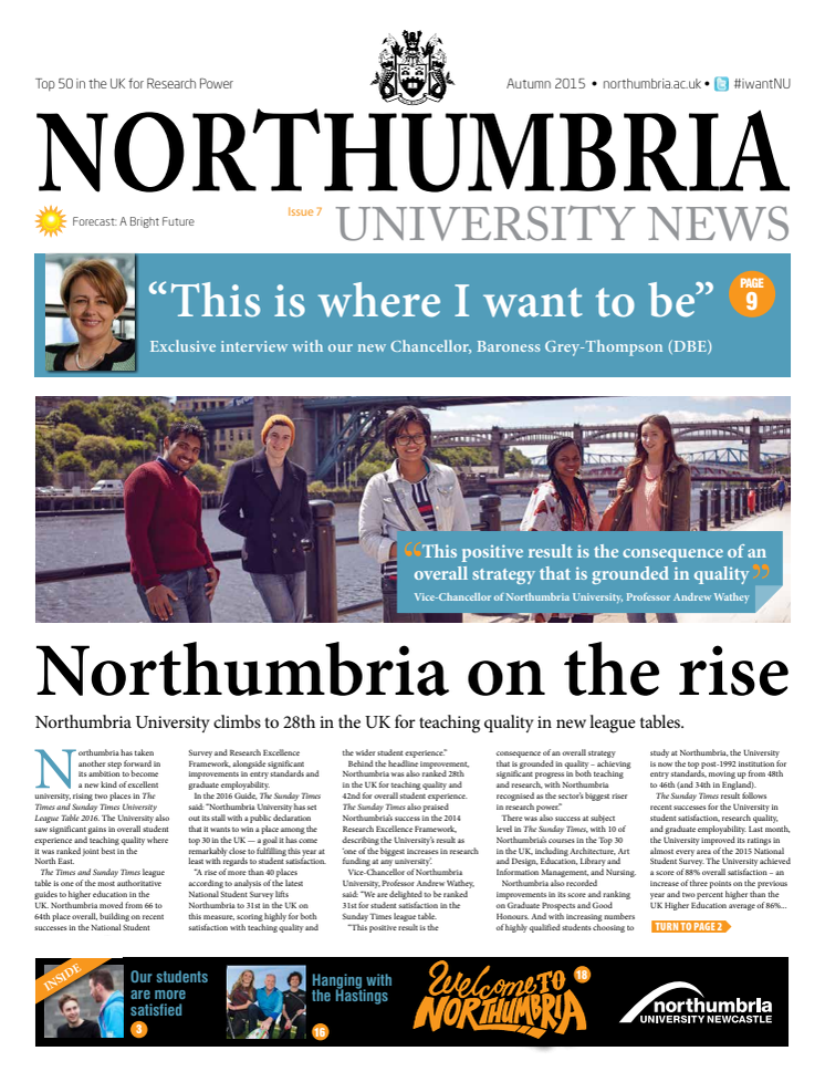 Northumbria University News Issue 7