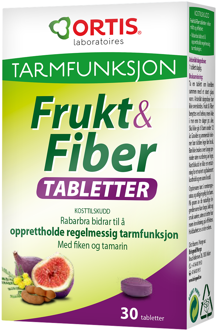 Frukt & Fiber tabletter