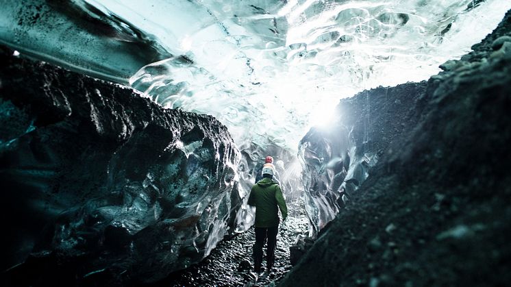 Vatnajökull, Island, från utställningen Arktis – medan isen smälter