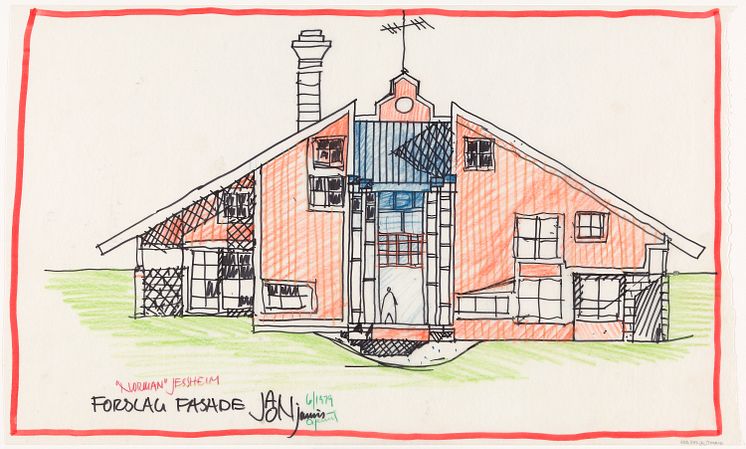 Byggekunst. Jan & Jon, Normanns hus, antatt 1979