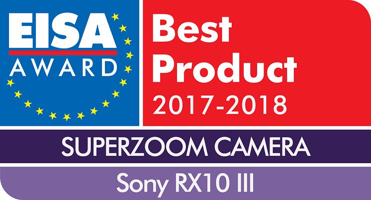 EISA Award Logo Sony RX10 III