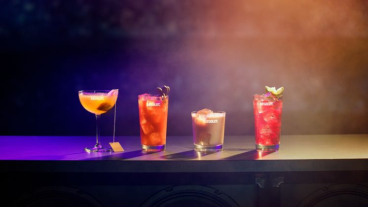 Absolut Comeback drinks