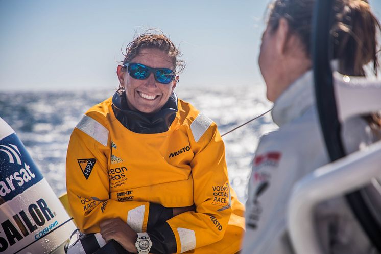 As more and more pollutants end up in our water system, it is becoming increasingly difficult to remove certain substances, says global offshore sailor Dee Caffari (Photo credit Jeremy Lecaudey)