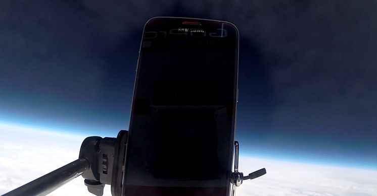 Ballongbilder fra 30.000 meters høyde