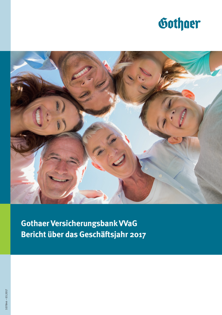 Gothaer Versicherungsbank VVaG: Bericht über das Geschäftsjahr 2017